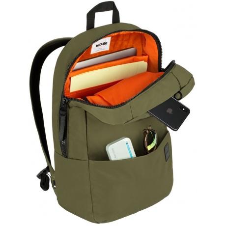 Рюкзак Incase Compass Backpack w/Flight Nylon для ноутбуков 15&quot;полиэстер/нейлон цвет оливковый - фото 3
