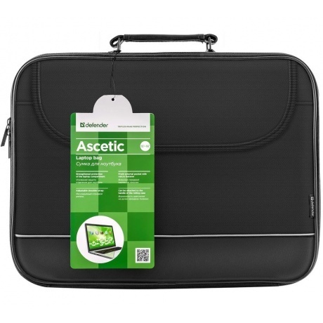 

Сумка Defender для ноутбука Ascetic 15"-16" черный