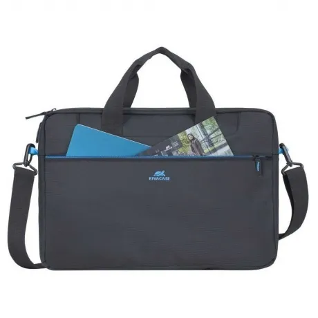 Сумка Riva 8057 для ноутбука 16" черный полиэстер