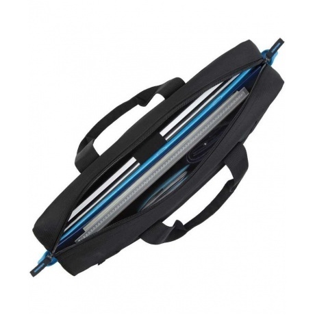 Сумка Riva 8057 для ноутбука 16" черный полиэстер - фото 3