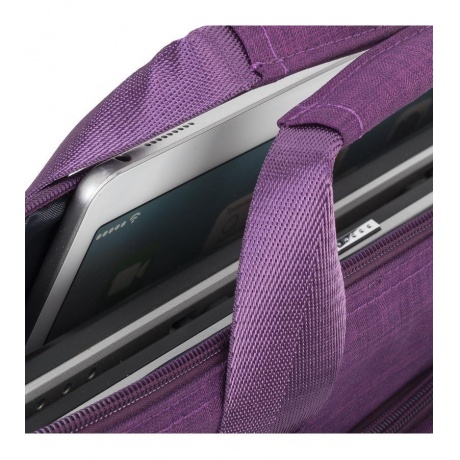 Сумка Riva 8335 для ноутбука 15.6&quot; пурпурный полиэстер (8335 PUR) - фото 6
