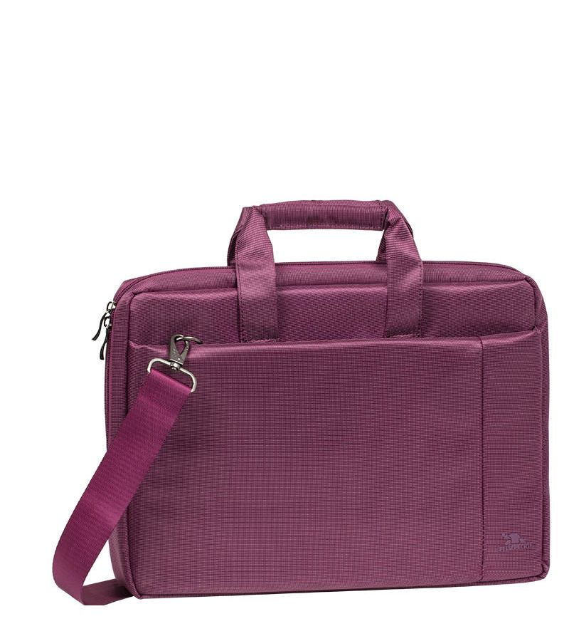 цена Сумка Riva 8231 для ноутбука 15.6 пурпурный полиэстер