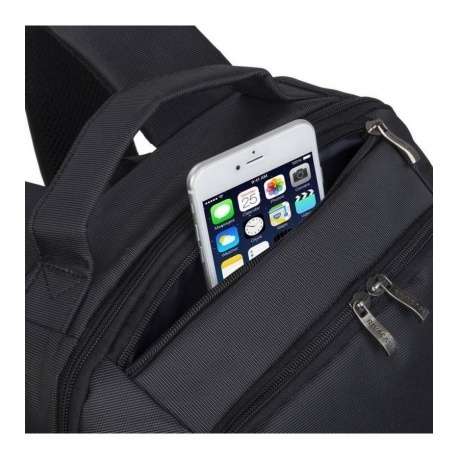 Рюкзак Riva 8262 для ноутбука 15.6" черный полиэстер - фото 6