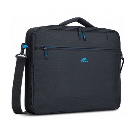 Портфель Riva 8087 для ноутбука 16" черный полиэстер