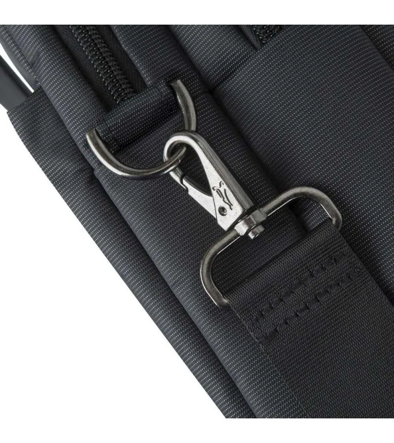 Сумка Riva 8257 для ноутбука 17.3" черный полиэстер - фото 6