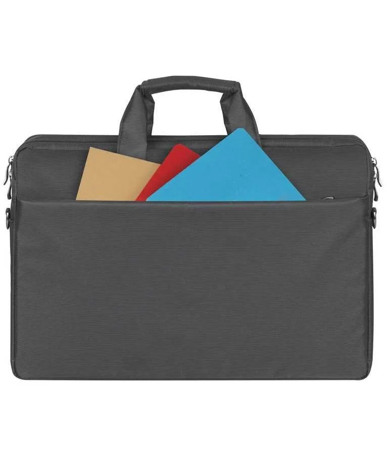 Сумка Riva 8257 для ноутбука 17.3" черный полиэстер - фото 10