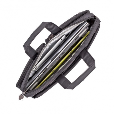 Сумка Riva 8530 для ноутбука 16&quot; черный полиэстер - фото 3