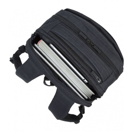 Рюкзак Riva 8365 для ноутбука 17.3" черный полиэстер - фото 12