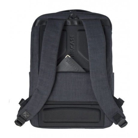 Рюкзак Riva 8365 для ноутбука 17.3" черный полиэстер - фото 6