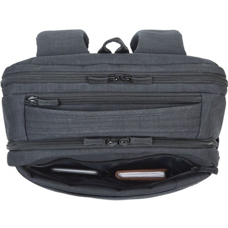 Рюкзак Riva 8365 для ноутбука 17.3" черный полиэстер - фото 10