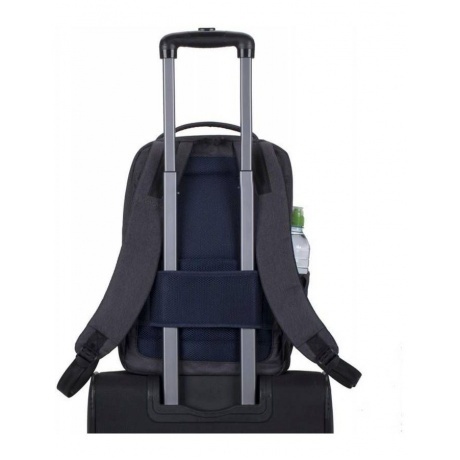 Рюкзак Riva 7765 для ноутбука 16&quot; черный полиэстер - фото 3