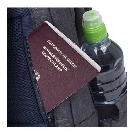 Рюкзак Riva 7765 для ноутбука 16&quot; черный полиэстер - фото 6