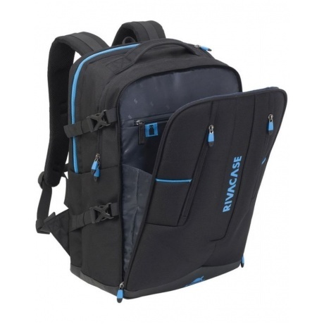 Рюкзак Riva 7860 для ноутбука 17.3" черный полиэстер - фото 2