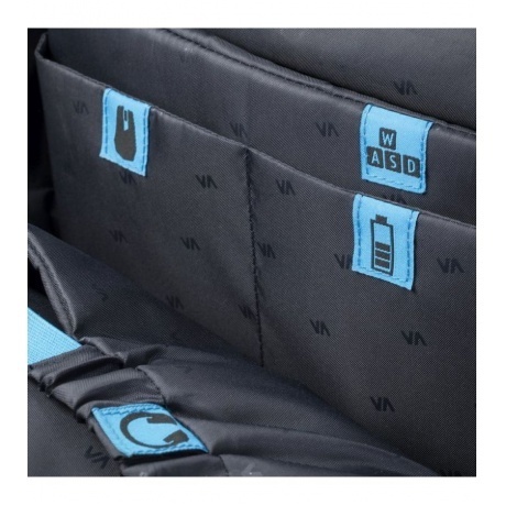 Рюкзак Riva 7860 для ноутбука 17.3" черный полиэстер - фото 7