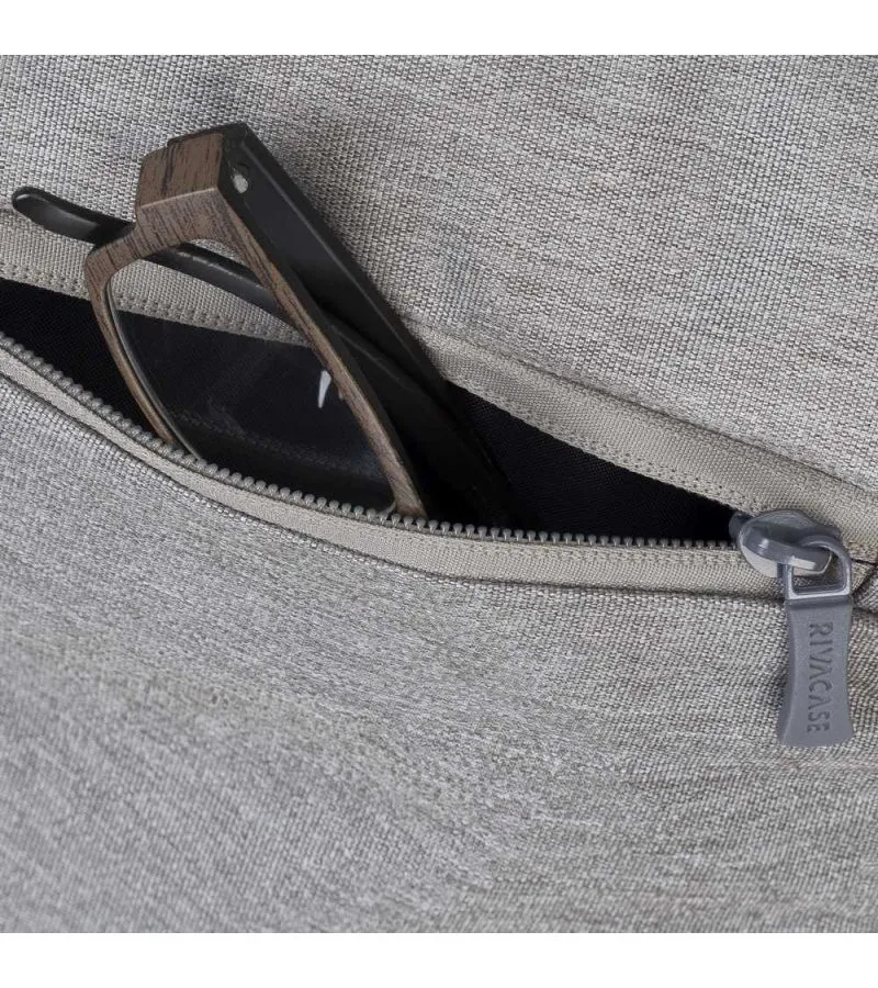 Рюкзак Riva 7760 для ноутбука 15.6" серый полиэстер - фото 12