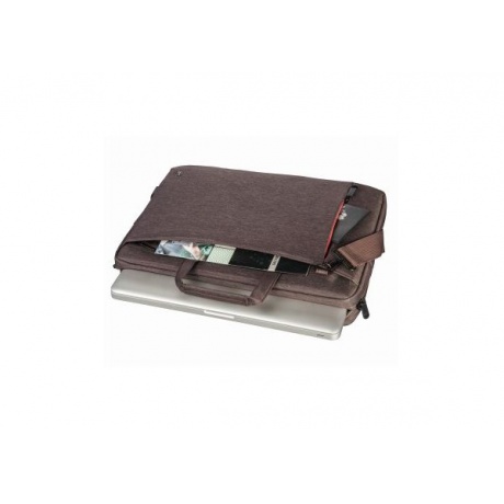 Сумка Hama Manchester для ноутбука 17.3&quot; коричневый полиэстер (00101875) - фото 4