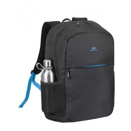 Рюкзак Riva 8069 для ноутбука 17.3" черный полиэстер - фото 4