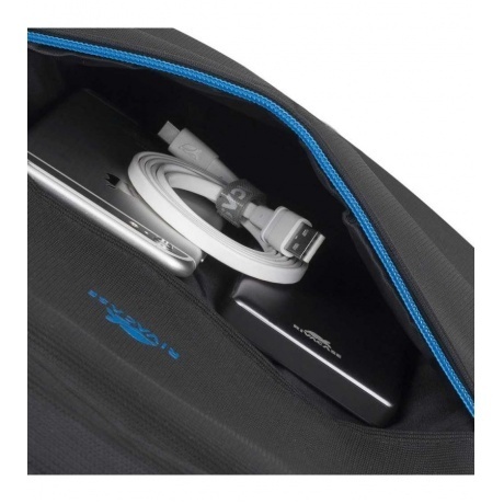 Рюкзак Riva 8069 для ноутбука 17.3" черный полиэстер - фото 10