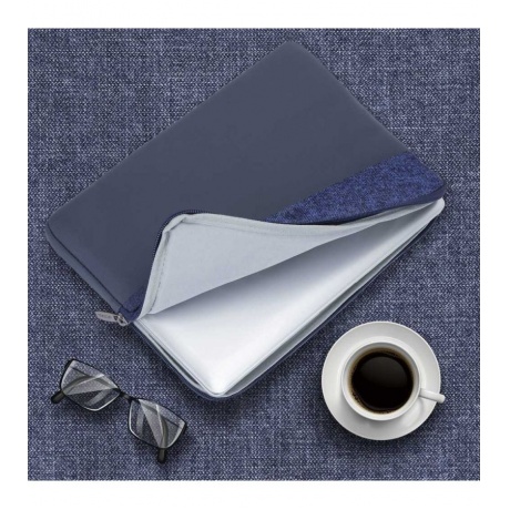 Чехол Riva 7903 для ноутбука 13.3&quot; синий полиэстер - фото 3