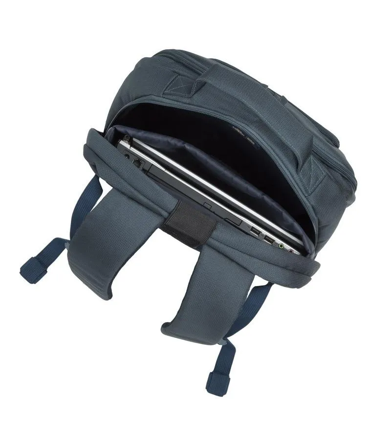 Рюкзак Riva 8460 для ноутбука 17" аквамарин полиэстер - фото 2