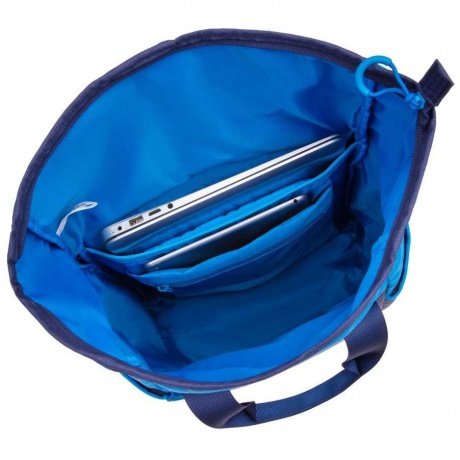Рюкзак Riva 5321 для ноутбука 15.6&quot; синий полиуретан - фото 7