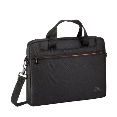 Сумка Riva 8033 для ноутбука 15.6" черный/оранжевый полиэстер