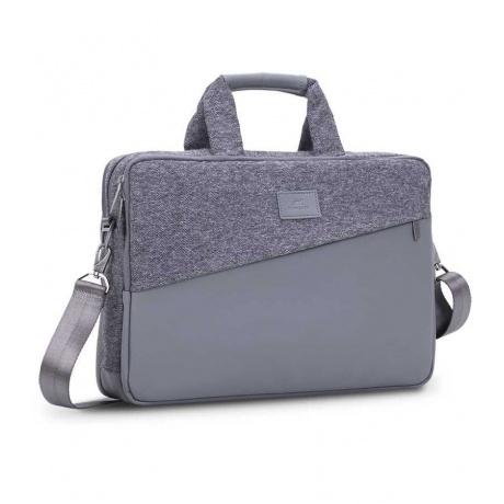 Сумка Riva 7930 для ноутбука 15.6" серый полиэстер - фото 6