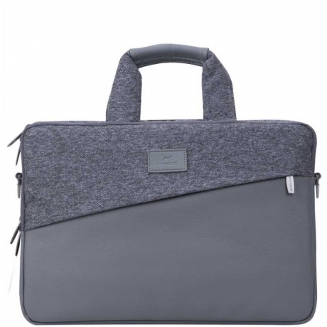 Сумка Riva 7930 для ноутбука 15.6" серый полиэстер - фото 9