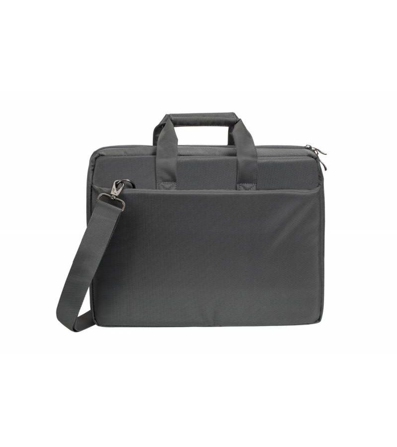 Сумка Riva 8231 для ноутбука 15.6 серый полиэстер сумка для ноутбука 16 riva 8057 полиэстер черный