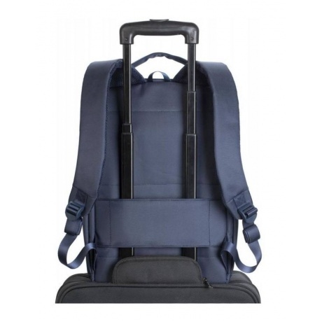 Рюкзак Riva 8262 для ноутбука 15.6" синий полиэстер - фото 3
