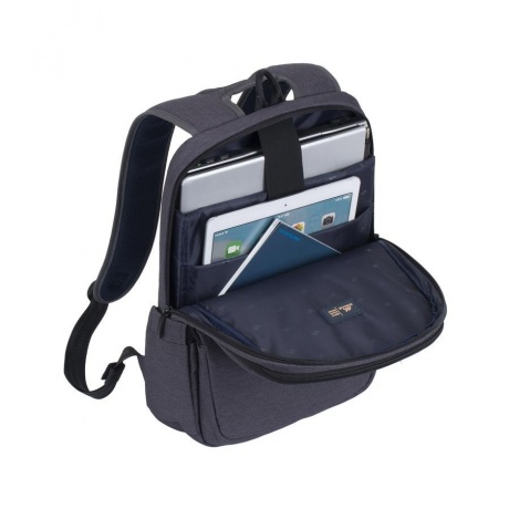 Рюкзак для ноутбука 15.6&quot; Riva 7760 черный полиэстер - фото 3