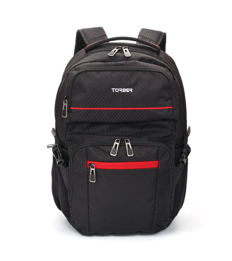 Рюкзак Torber Xplor 15 T9903-RED, черно-красный 25 л цена и фото