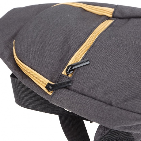 Рюкзак Torber T062-BEI с одним плечевым ремнем, чёрно-бежевый - фото 2