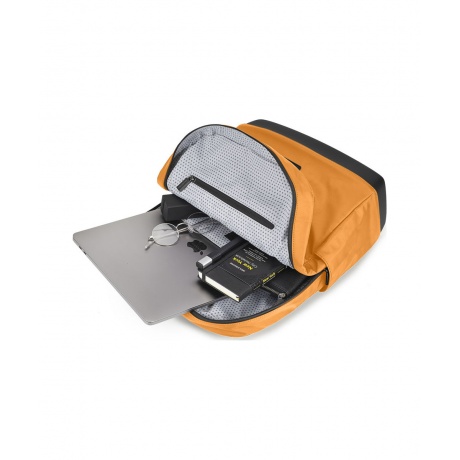 Рюкзак Moleskine The Backpack Ripstop, оранжевый/желтый - фото 4