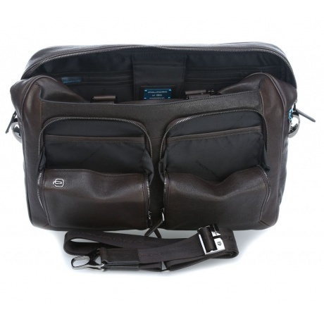 Сумка Piquadro Black Square 15&quot;, коричневая CA2849B3/TM - фото 5