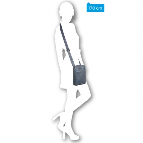 Сумка Piquadro Blue Square, синяя CA3084B2/BLU2 - фото 6