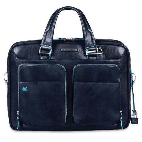 Сумка Piquadro Blue Square, синяя CA2849B2/BLU2 - фото 1