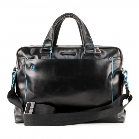 Сумка Piquadro Blue Square, черная CA3335B2/N - фото 4