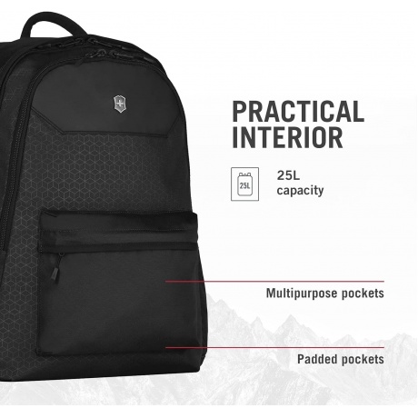 Рюкзак Victorinox Altmont Original Standard Backpack, красный 25 л - фото 11