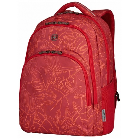 Рюкзак Wenger 16'', красный с рисунком 28 л - фото 1