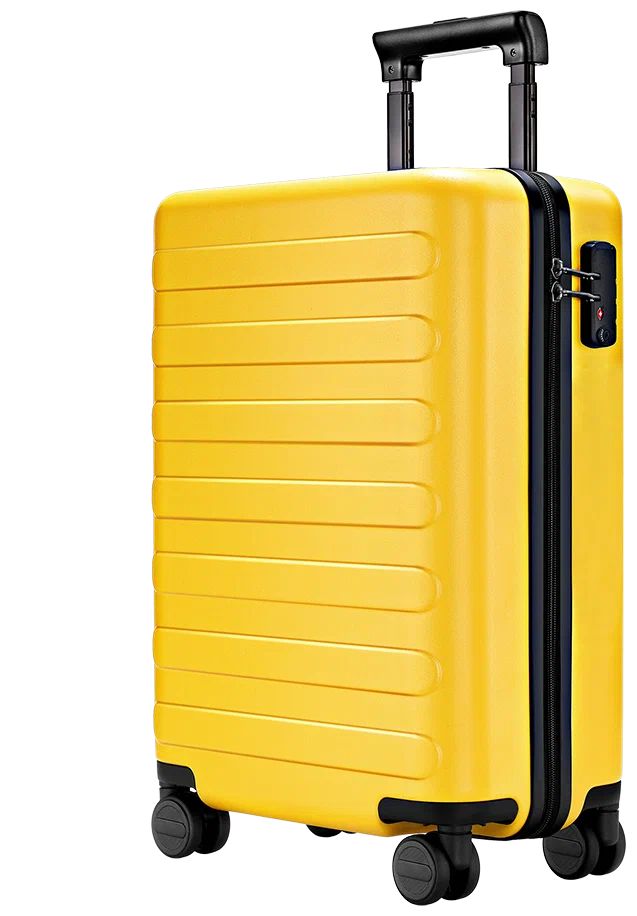 Чемодан NINETYGO Rhine Luggage  20" желтый