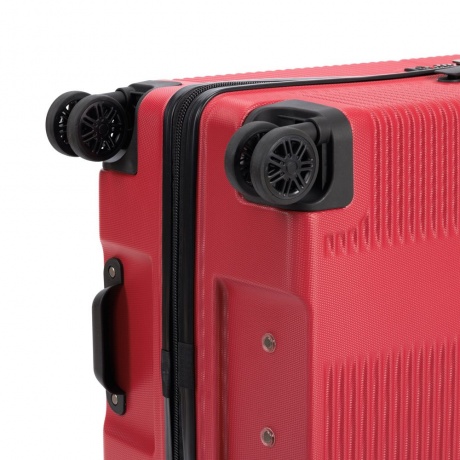 Чемодан Torber Elton, красный, ABS-пластик, 41х28х68 см, 64 л - фото 7