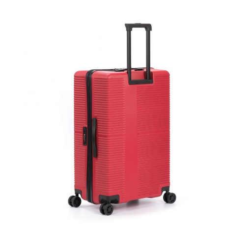 Чемодан Torber Elton, красный, ABS-пластик, 47х32х78 см, 96 л - фото 3