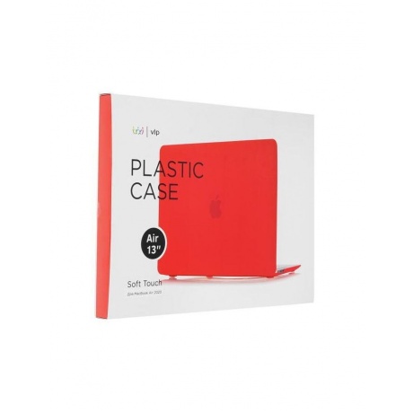 Чехол защитный VLP Plastic Case для MacBook Air 13'' 2018-2020, красный - фото 5
