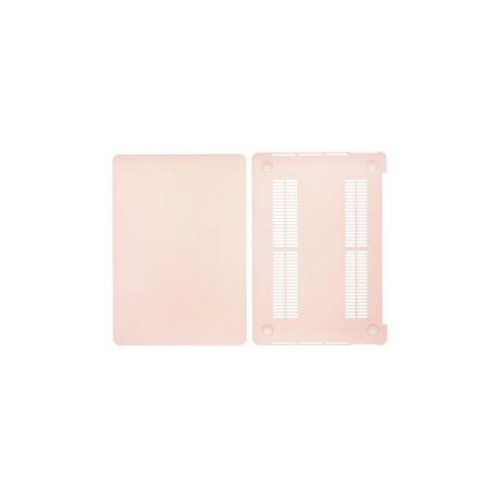 Чехол защитный VLP Plastic Case для MacBook Pro 13'' 2020, светло-розовый - фото 3