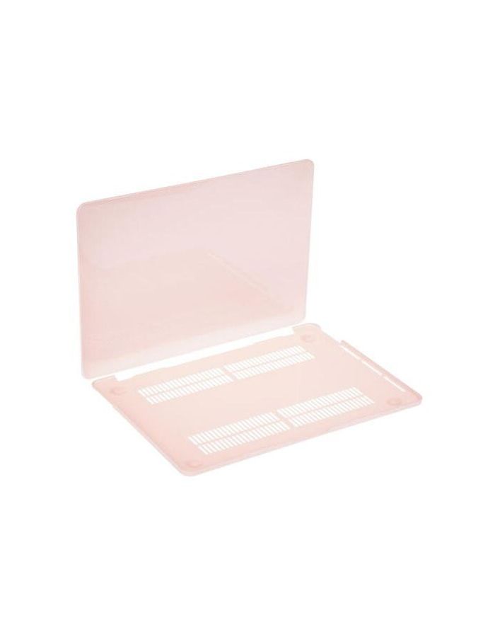 Чехол защитный VLP Plastic Case для MacBook Pro 13'' 2020, светло-розовый laptop case for apple macbook pro 13 a2338 m1 2020 pro 16 a2141 pro 15 a1707 a1990 dust proof printing letter hard case