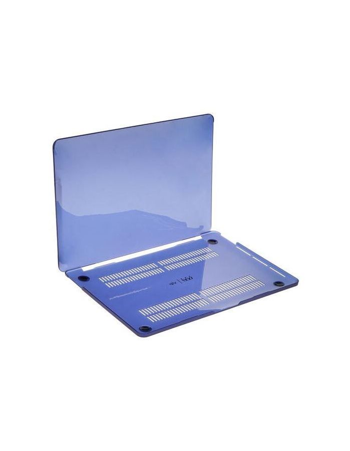 цена Чехол защитный VLP Plastic Case для MacBook Pro 13'' 2020, темно-синий