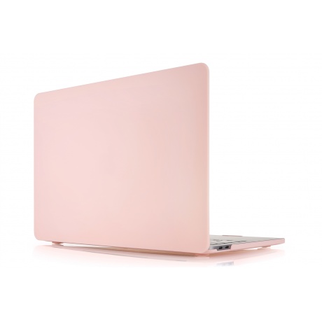 Чехол защитный VLP Plastic Case для MacBook Pro 16'' 2019-2020, светло-розовый - фото 1