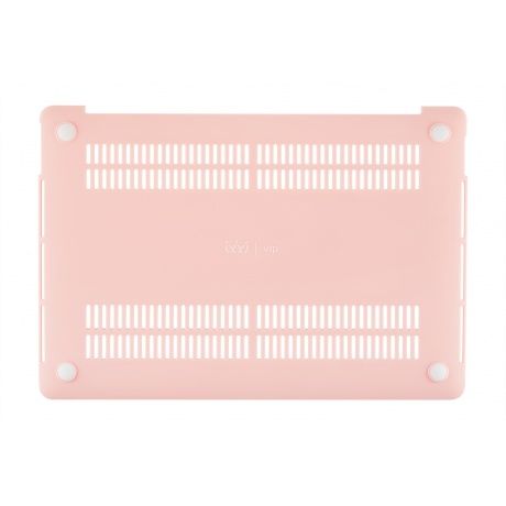 Чехол защитный VLP Plastic Case для MacBook Pro 16'' 2019-2020, светло-розовый - фото 4