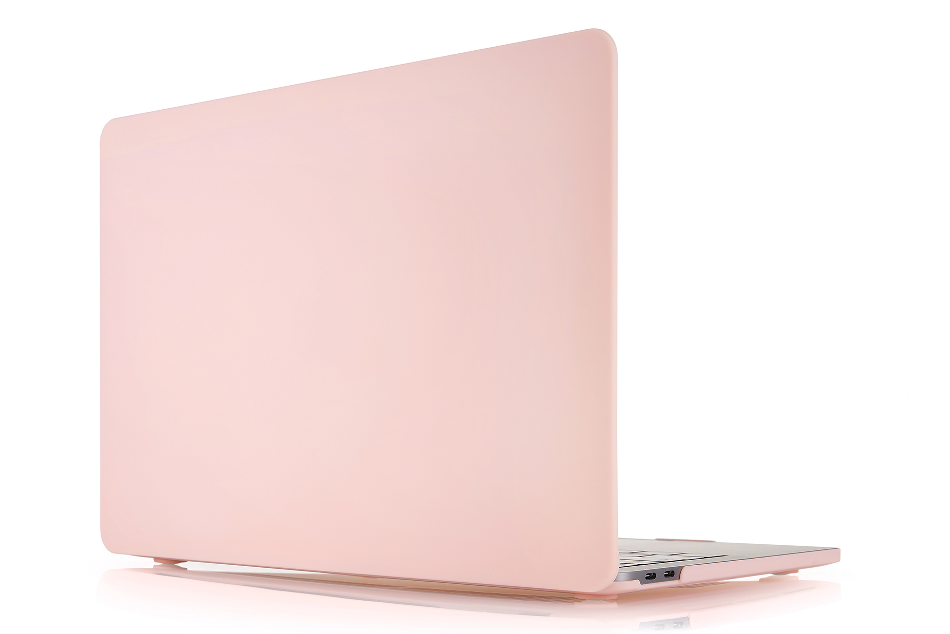 цена Чехол защитный VLP Plastic Case для MacBook Pro 16'' 2019-2020, светло-розовый